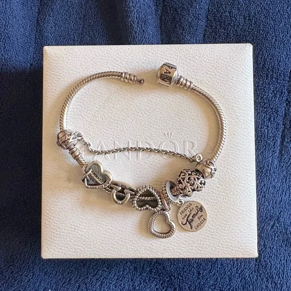 Pandora Silver Charm Bracelet - Picture 1 of 3